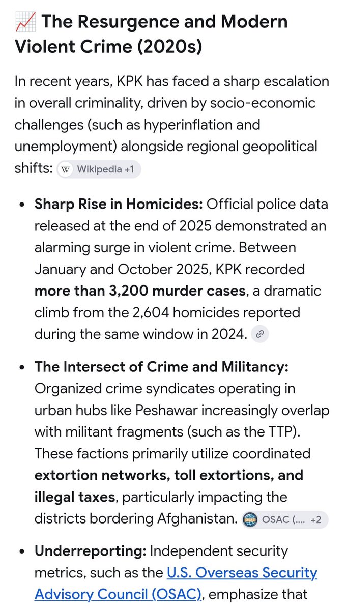 poud2bPakistani's tweet photo. @Pakpulse247 Crime ratio in KPK post 2013 https://t.co/29WyfhfMRd
