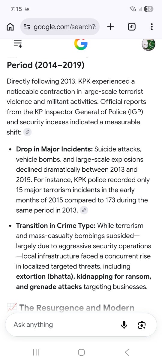 poud2bPakistani's tweet photo. @Pakpulse247 Crime ratio in KPK post 2013 https://t.co/29WyfhfMRd