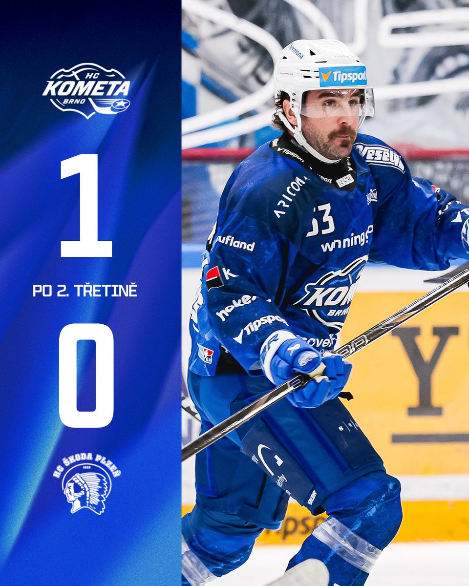 HCKometa's tweet photo. ⏰ 40:00 | Ve druhé třetině jsme gól neviděli, tudíž stále vedeme těsným rozdílem 🙌

#TELH #KOMPLZ https://t.co/D3Hmurd8tW