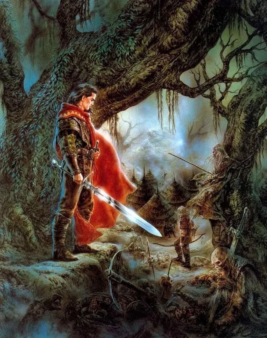 GigagodSesamar's tweet photo. Quest for Lost Heroes is a 1990 fantasy novel by David Gemmell (the fourth book in the Drenai Saga) that is recognized for its mass-market paperback cover art painted by fantasy illustrator Luis Royo.
#fantasy #heroes #quest https://t.co/XtMiP0AnyL