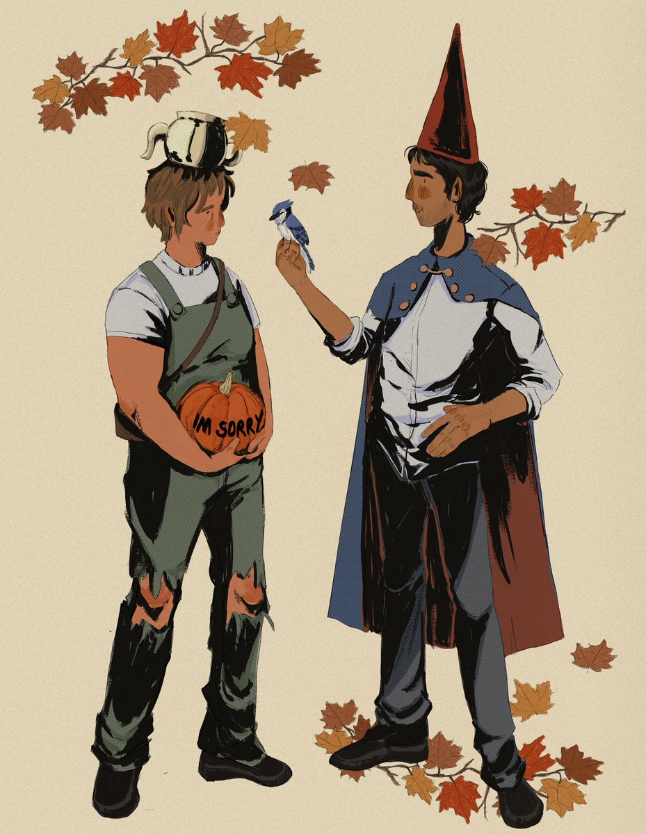 hasanbabii's tweet photo. so here's my headcanon of a halloween special where they dress as wirt and greg and (fair) use the heck out of the otgw soundtrack 

#ntbts #otgw https://t.co/7IyBFwbN9Y