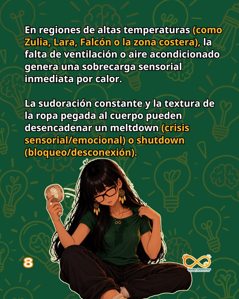 neuroderechosve's tweet photo. Para una persona #autista en Venezuela, la estabilidad eléctrica no es un lujo ni una comodidad: es la condición mínima para mantener la integridad de su sistema nervioso y su derecho a vivir sin sufrimiento sensorial.
3/3 https://t.co/A45Efd4ibB