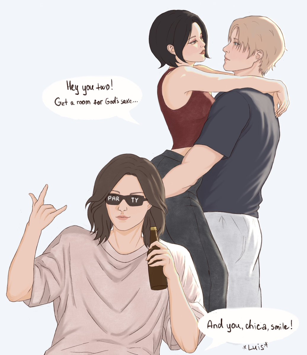 Lavanderer's tweet photo. It’s party time 
#REBHFun #ResidentEvil #aeon https://t.co/pCiEEJQZMB