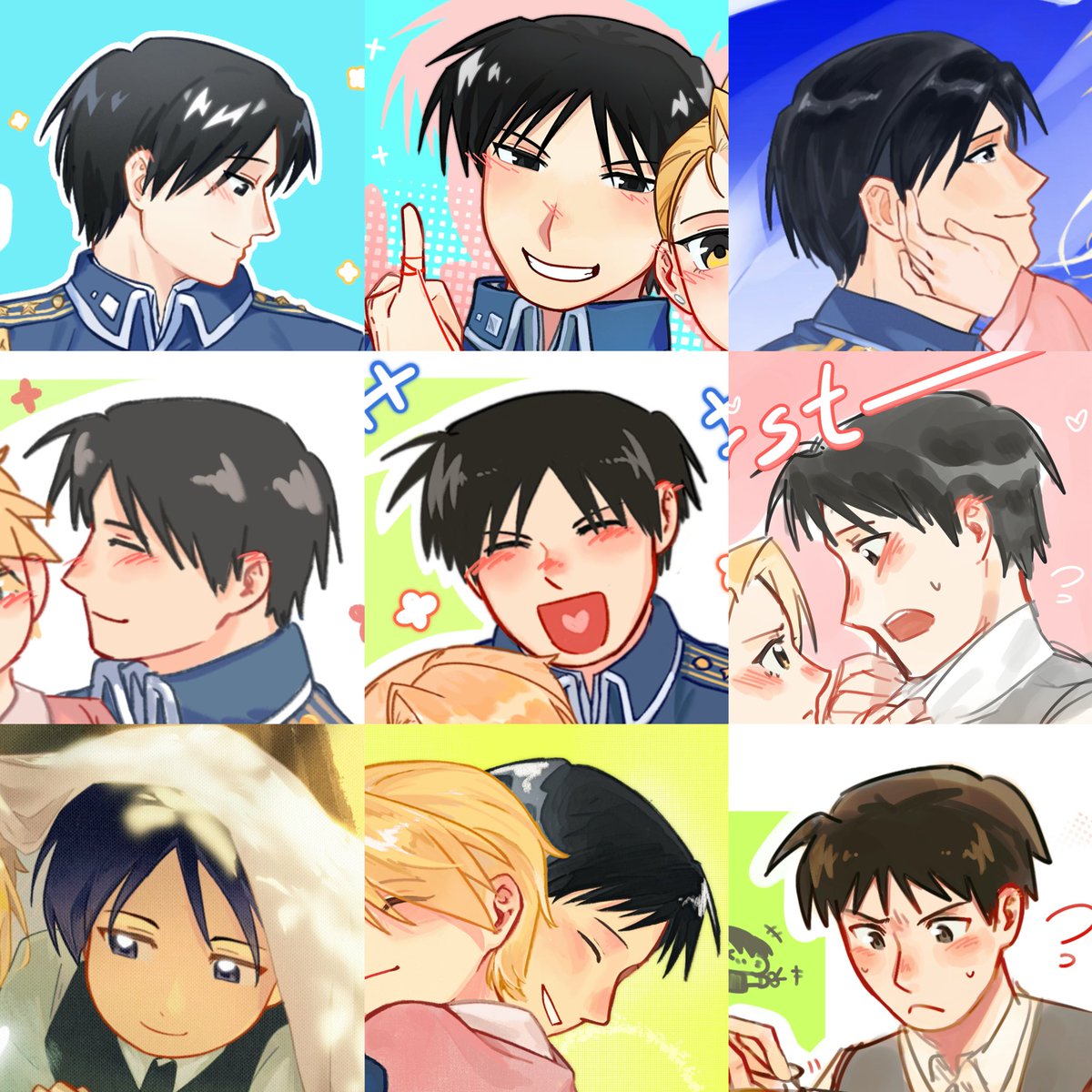 wowo_hu's tweet photo. 笑容🥰
不知不觉画了好多啊！拼一下
#royai https://t.co/H4sZZBDwoG