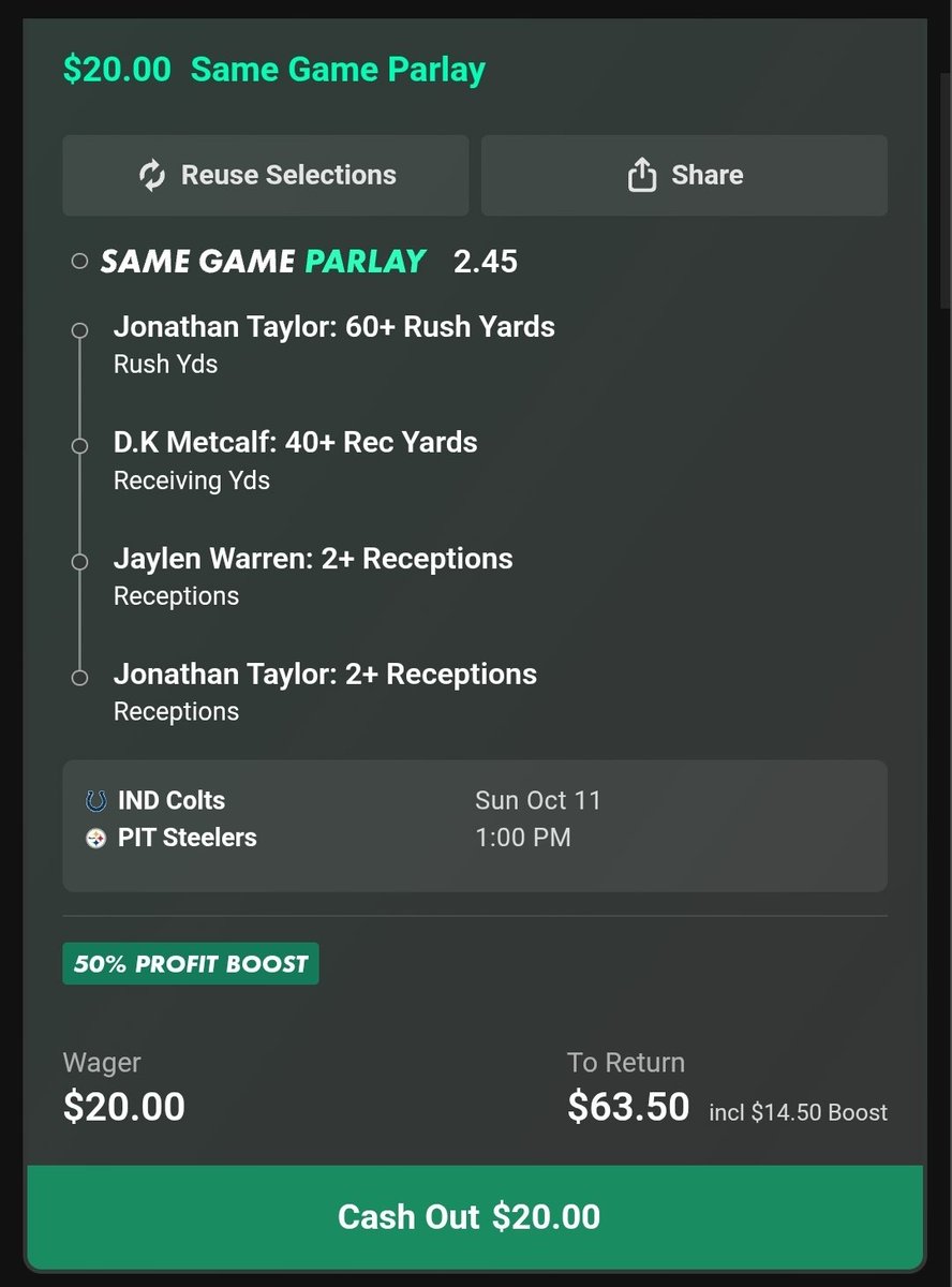 BOBhy623's tweet photo. EARLY BIRD SPECIAL ON BET 365
+50% PARLAYS BOOST

MY SECOND 4 AFTERNOON GAMES

MIN @ NO⭐️
LV @ NE⭐️
NYG @ WAS⭐️
IND @ PIT⭐️ https://t.co/yLmiw41JmP