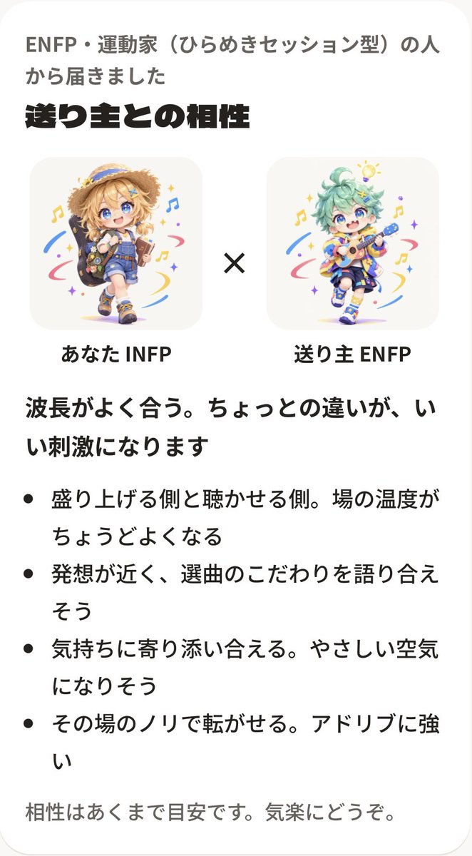 UMA_62's tweet photo. @nicenice2knowya MBTIテストではまったく一緒の型でしたのにねぇ🤔 https://t.co/eEnkHzRvjG