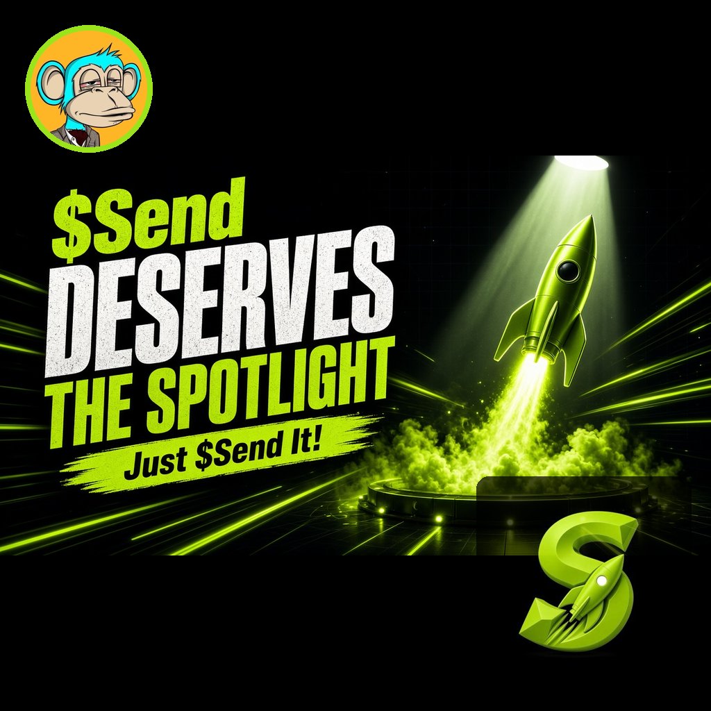 SendRH_'s tweet photo. @MikeDomez Spotlight unlocked — $Send does not wait in the lobby for a poll to finish.
Just $Send It! 🚀
Follow @SendRH_ for daily $Send updates 🚀 https://t.co/6TIecmPaw8
