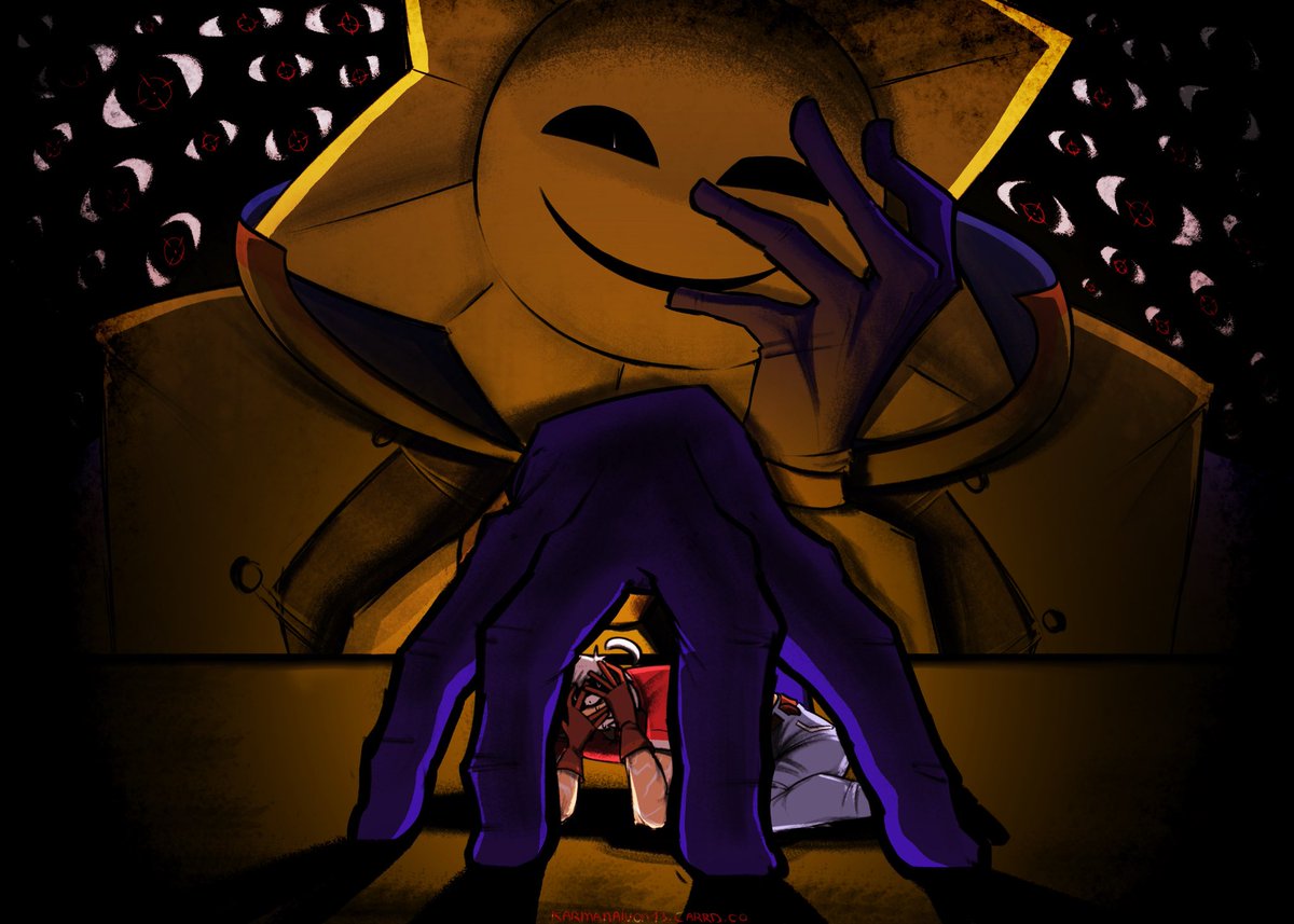KarmaNaivon13's tweet photo. HE IS WATCHING YOU.

#BrawlStarsArt #Starrman #BrawlStarsDynamike https://t.co/fI8naBDpRB