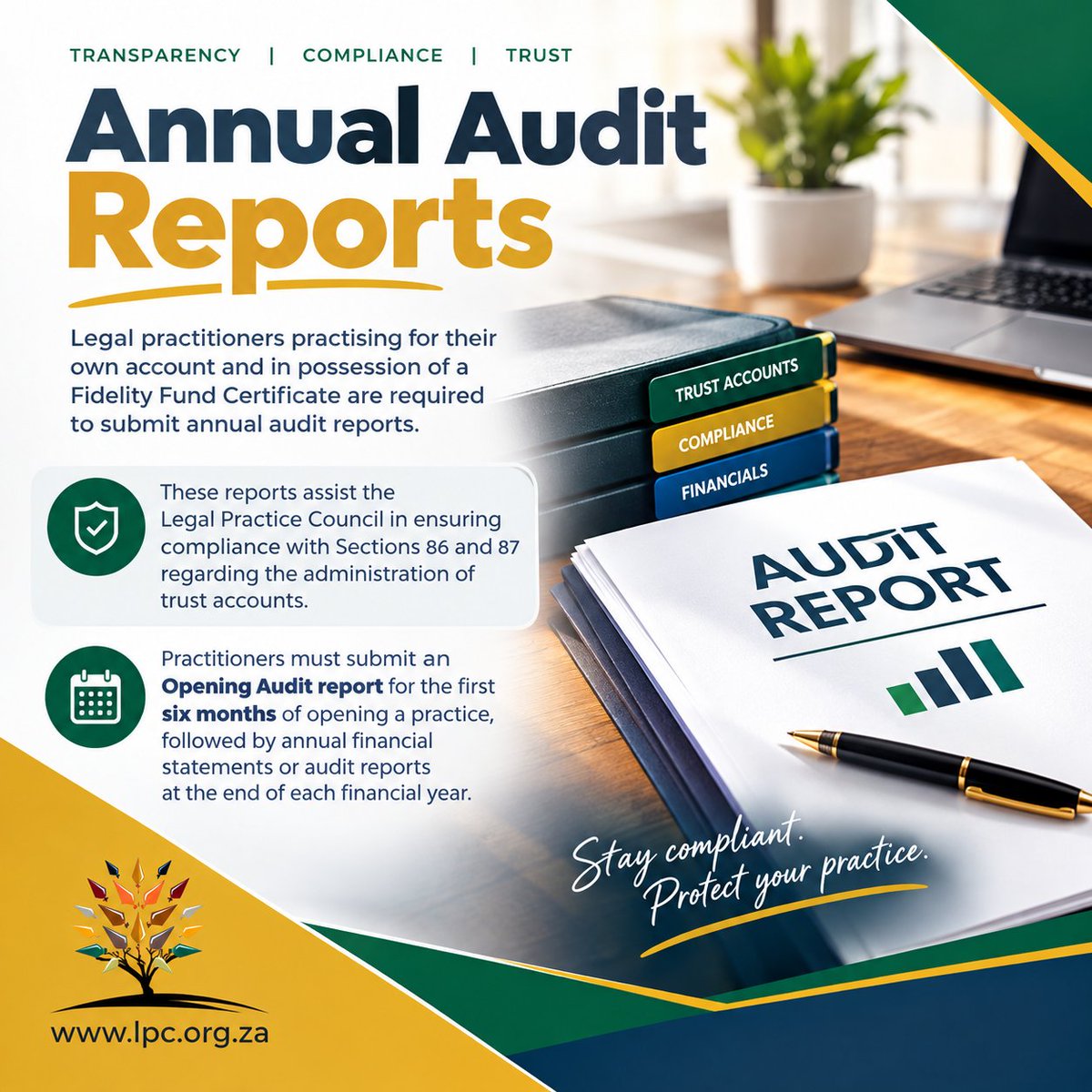 CouncilPractice's tweet photo. #LPC #LegalPracticeCouncil #AnnualAudit https://t.co/FWbjkfDbBx