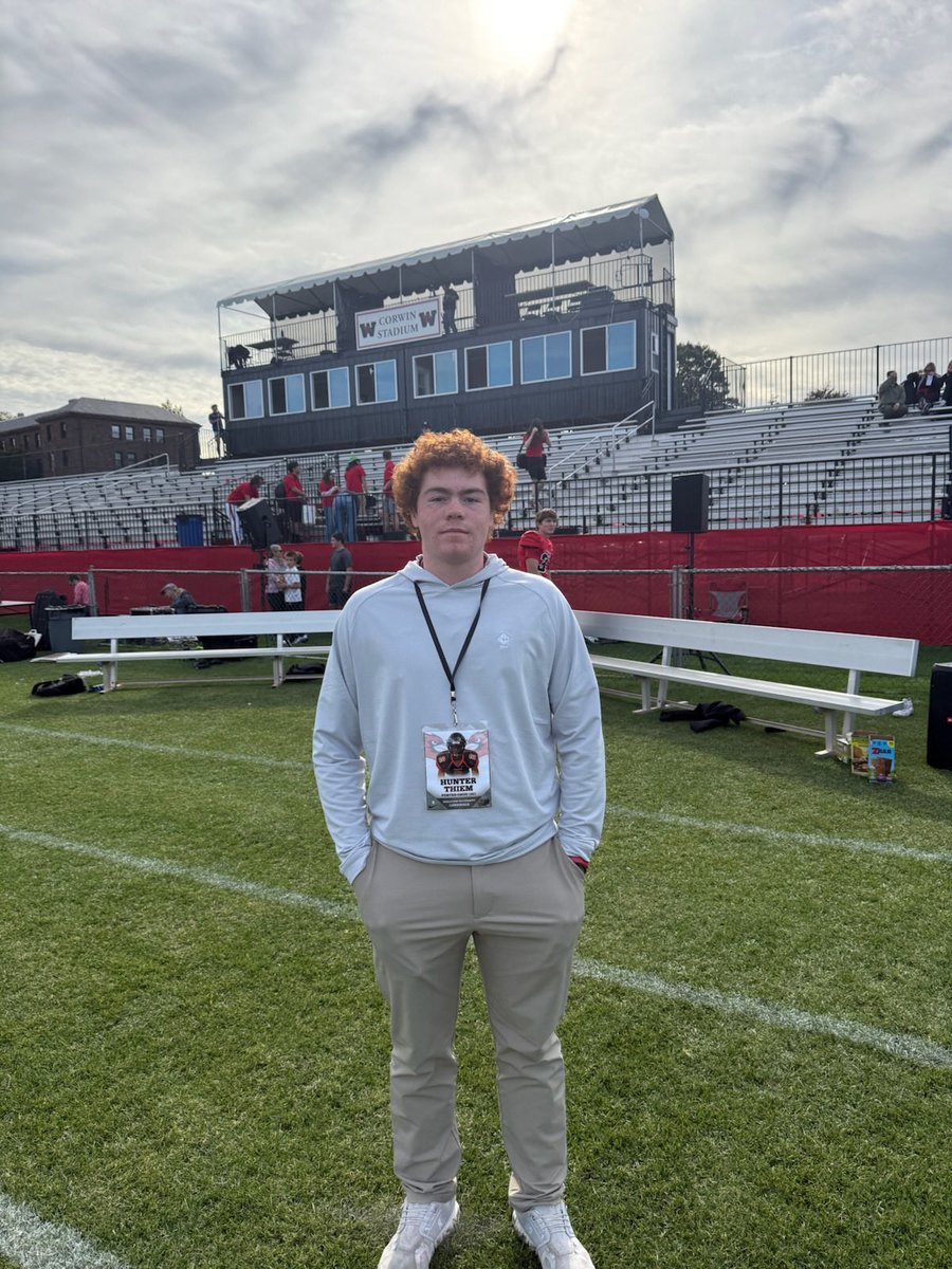 Coach_Neighbors's tweet photo. ๐๐๐ฆ๐๐๐๐ฒ ๐๐ข๐ฌ๐ข๐ญ
Our 2027 K/P @HunterThiem09 on his visit to Wesleyan Universityโ
#TRUST๐ช๏ธ https://t.co/I1cI9CcFC7