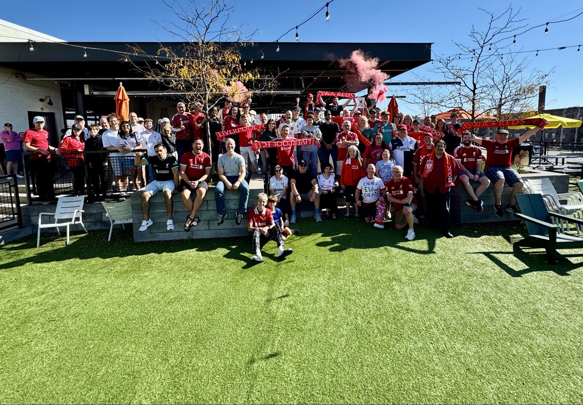 LFCDesMoines's tweet photo. Irrefutable evidence that we have some of the best Reds supporters worldwide. No appeal necessary! Letโs go, @liverpoolfc!
#olsc #olscdsm #plmornings #lfc #ynwa https://t.co/XeBbRg2opt
