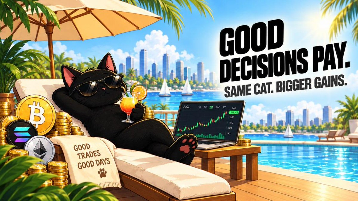 blackcatclaps's tweet photo. Sometimes the cat claps for good decisions too. 😼👏

📈 Took profit?
🧠 Waited for a better entry?
💰 Didn’t FOMO the top?

Fine.
That deserves applause.

Same cat. Bigger gains.
Black Cat Claps — solana:BCte9eFC1j5BM463RqkA17Yes8SpcMnMDzhybwmWpump 🐈‍⬛

Coming soon on Solana. https://t.co/uQeMw6PhHG