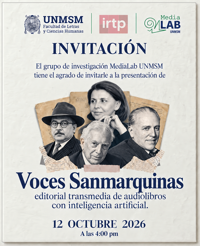 NikolaTESLApe's tweet photo. 🗓 Lunes 12 de octubre 🕓 4:00 pm. Anfiteatro del nuevo pabellón de la Facultad de Letras y Ciencias Humanas de la UNMSM 🎙Voces Sanmarquinas #UNMSM @UNMSM_ @ Universidad Nacional Mayor de San Marcos  https://t.co/87aRTROXeP https://t.co/oVpUXs9rdH