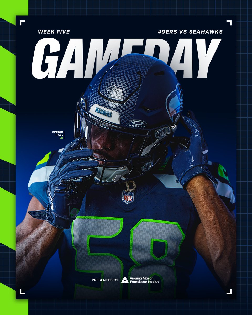 Seahawks's tweet photo. IT’S GAMEDAY 🍿 https://t.co/mKGnZvbRJZ