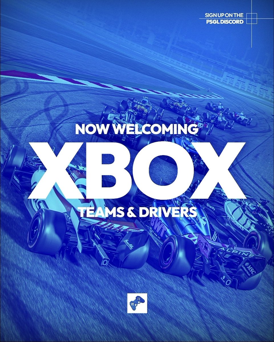 PremierSimGL's tweet photo. SEASON 44 CHANGES🚨
The news is in, we will open our doors to XBOX drivers from Season 44 onwards.
We will also move to a TOP 15 Points system.
Last big news: Season 44 calendar reveal & sign-up open tomorrow 👀
#PSGLS44 https://t.co/fP01ktTPun