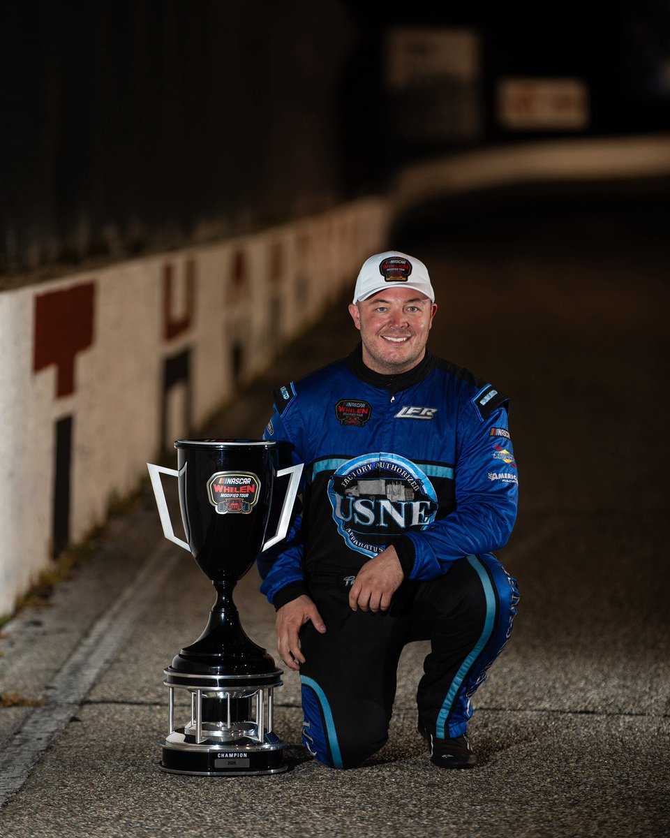 NASCARRegional's tweet photo. “We finally did it!”

16 years later and @PatrickEmerling is a #NWMT Champion! 🏆

Read more: https://t.co/KM0T7JtY1Q https://t.co/trp4Zr6Op5
