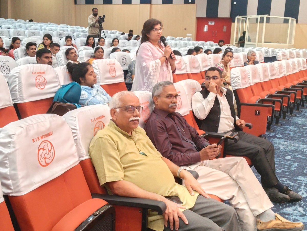 RIEMYSURU's tweet photo. The One-Day Symposium on 'Strategies for Promoting Mental Health and Well-being in Schools' held on 10th Oct 2026 at RIE Mysuru concluded successfully. Heartfelt thanks to all speakers and participants for making it impactful. https://t.co/8QjK3JdAfq