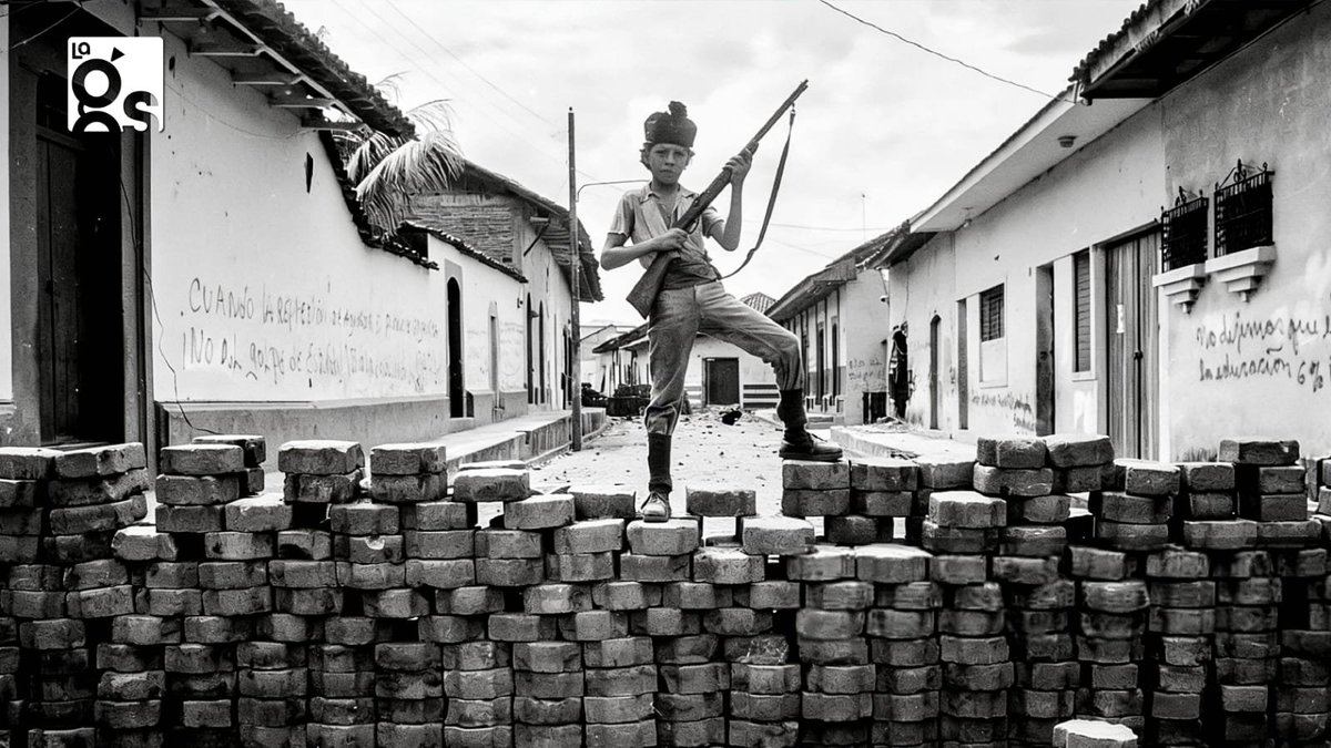 LaGacetaFSLN's tweet photo. La mirada firme en el combate y la sonrisa de un pueblo que abraza su libertad sintetizan el fuego eterno de la Revolución Popular Sandinista. ❤️🖤 https://t.co/pwoxTUnuLQ
