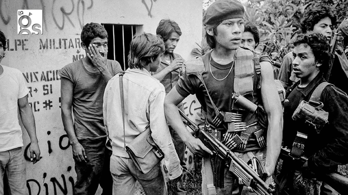 LaGacetaFSLN's tweet photo. La mirada firme en el combate y la sonrisa de un pueblo que abraza su libertad sintetizan el fuego eterno de la Revolución Popular Sandinista. ❤️🖤 https://t.co/pwoxTUnuLQ