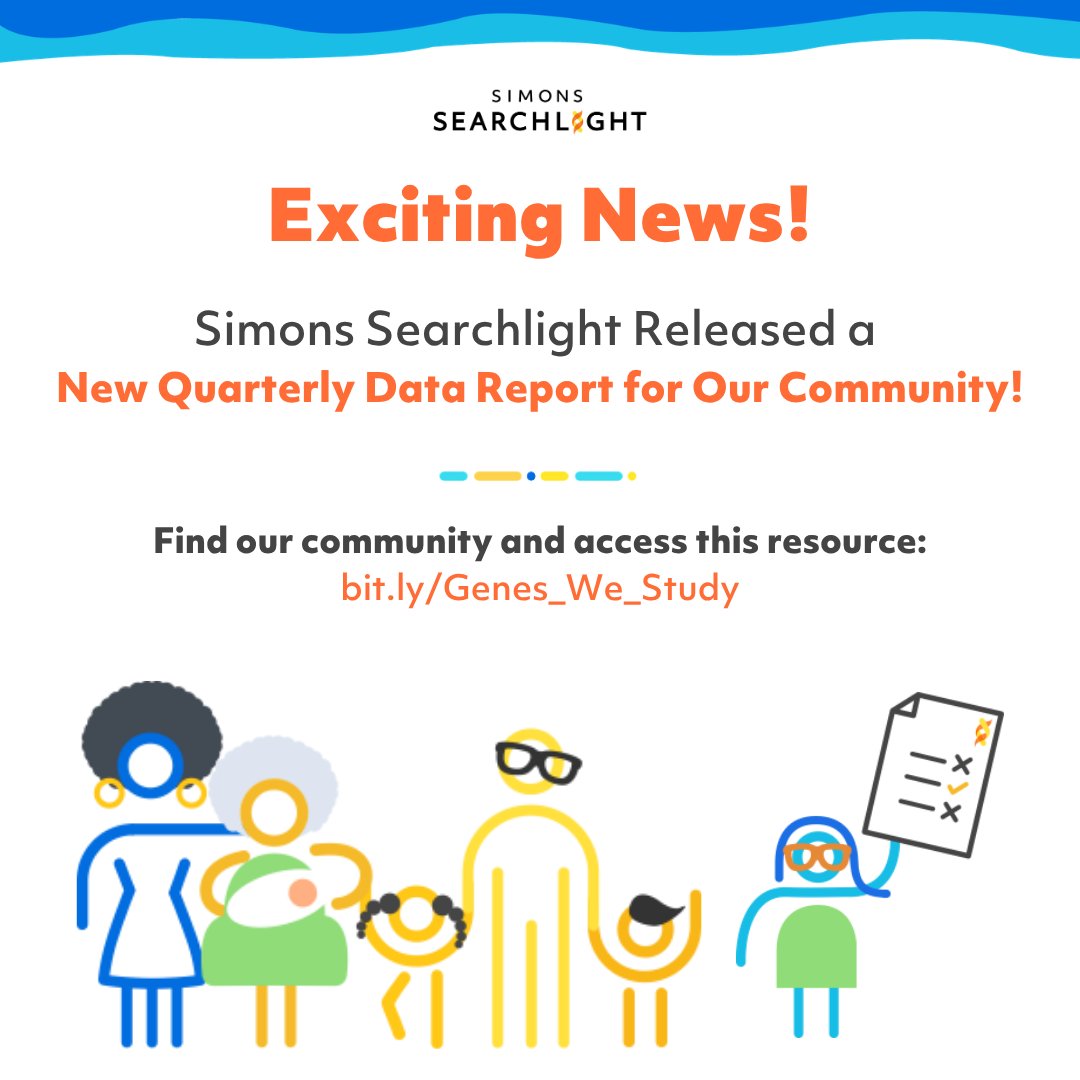 usMEF2C's tweet photo. 🌐💡 Our friends at @SimonsSearchlight just dropped a new quarterly report with updates from families like you! https://t.co/HQMOt6RY6c

Not a current Simons Searchlight participant? Learn how you can be part of the next quarterly report: https://t.co/X52MwOztyu https://t.co/3jeRHDc7Qi