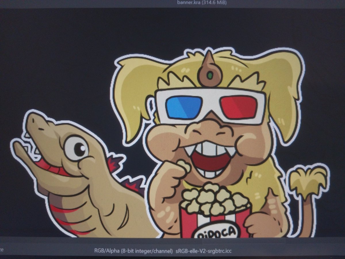 Gabriel41925782's tweet photo. @Qm0219_GODZILLA He's got a fluffy lion's tail ❤️
I've been drawing him too! https://t.co/Y5uis2XSK3
