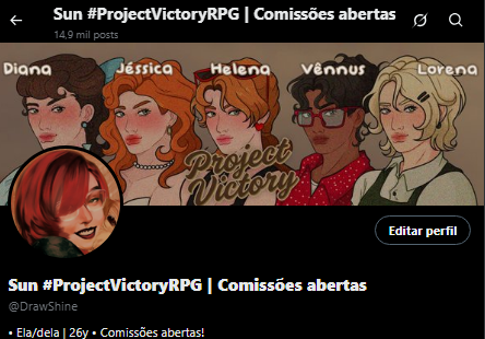DrawShine's tweet photo. Caso alguém também queira usar hoje para o lançamento de #ProjectVictoryRPG, disponibilizei a header para o X aqui!
Podem usar a vontade, hoje é dia de assistir rpg e encher as #
#VictoryRPG https://t.co/mvuBI9wEay