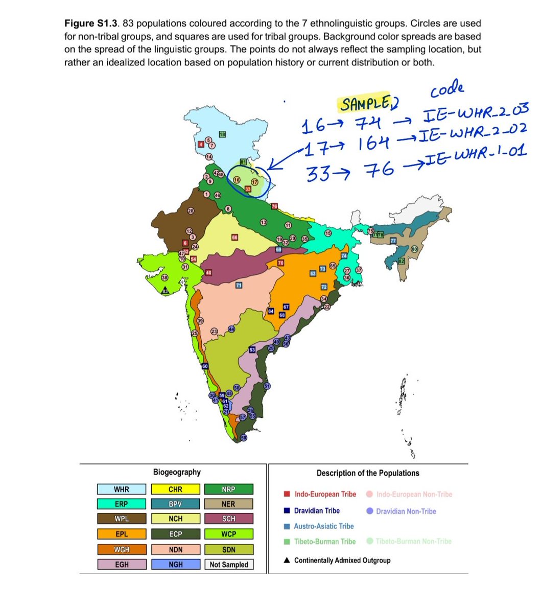 Jhagta1's tweet photo. So, there's pretty great study of indian ancestry " An Atlas of Indian Genetic Diversity", this thread I'm making is for eastern himalyan Genetics - himachal+uttrakhand https://t.co/xFfA2cBly6