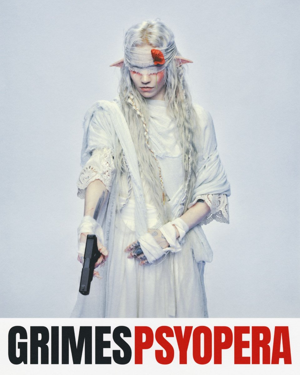 GRIMESBRAZIL's tweet photo. 🚨AGORA: PsyOpera, novo álbum de Grimes, está programado para ser lançado no dia 22 de Janeiro de 2027.

Grimes vai lançar singles a cada semana até o lançamento do álbum!!! https://t.co/ALg1XnkimI