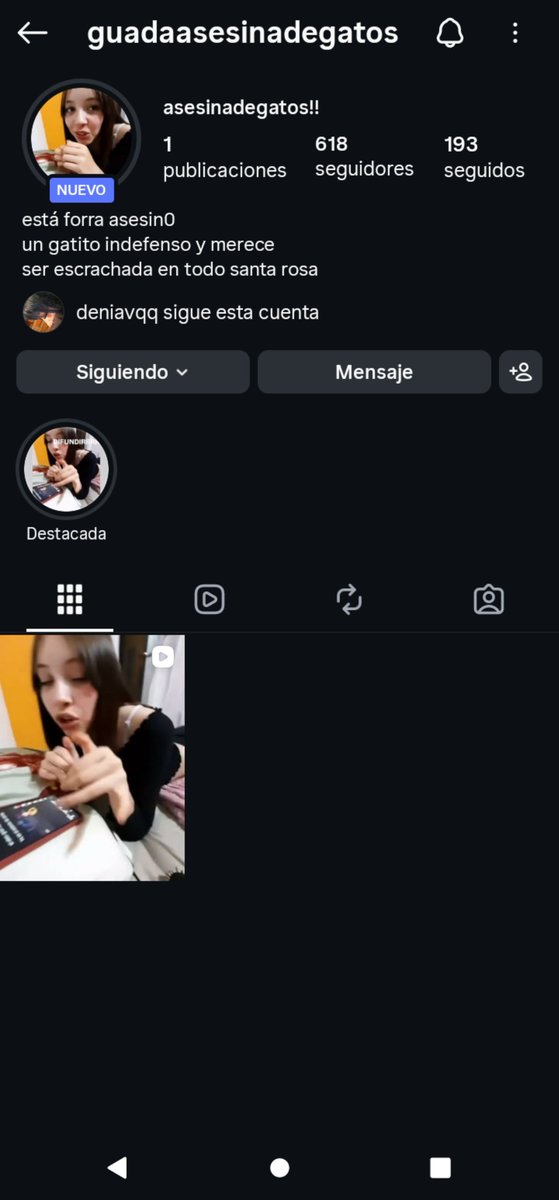 snoopdoggyskr's tweet photo. no soy de subir este tipo de cosas pero me dio mucha impotencia el hecho de q una persona sea tan mogolica y tan mierda de contar como le quito la vida un pobre animal porque "no lo soportaba”. espero se siga difundiendo esto y q la caguen a palos x asesina... https://t.co/f0gZ84afTu