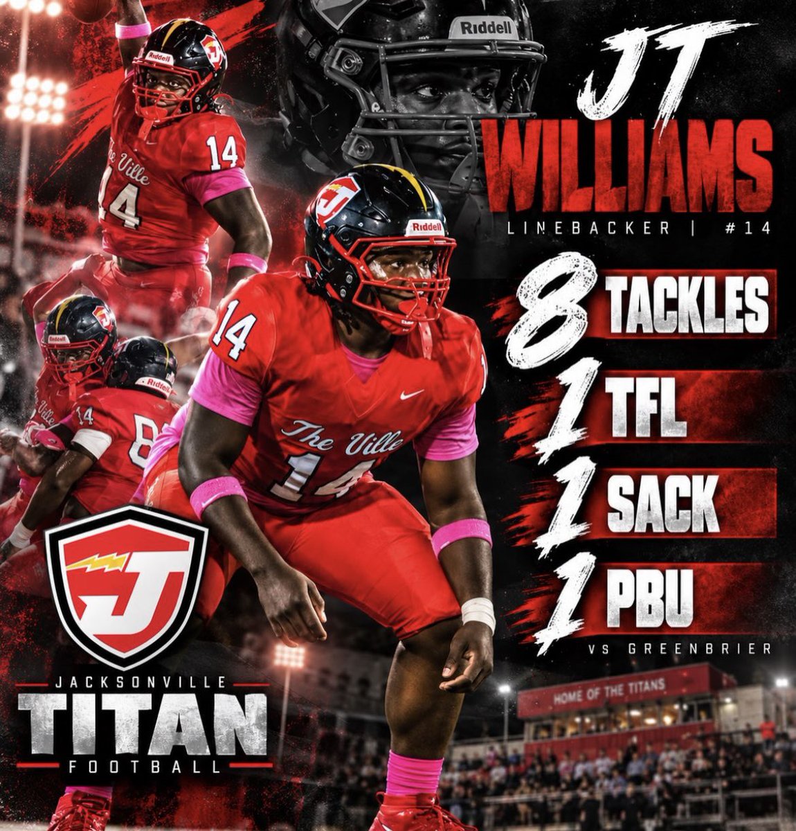 JaTerrionW2028's tweet photo. Good win Friday over Greenbrier 60-25 with a 2nd half shutout!!!
Stats
8 tackles
1 Tfl
1 Sack
1 Pbu
@bench424nmore @CoachHVincent @CRSportsLive @PrepRedzoneAR @ArkansasGems https://t.co/t3vIgMKDBS