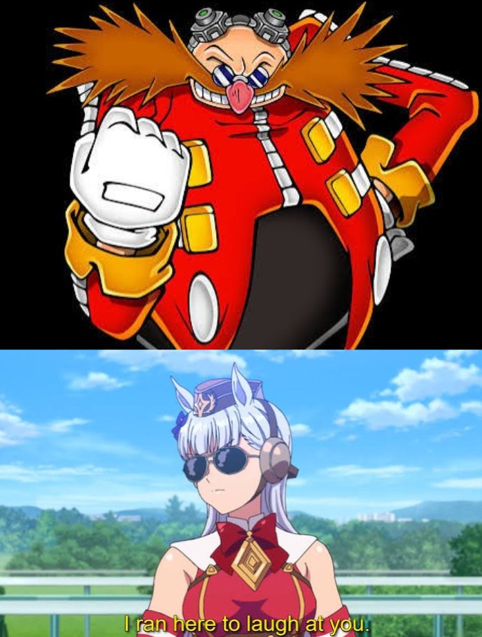 YomiiOK's tweet photo. i dressed up as umamusume Gold Ship for Halloween and everyone thought i was dr.eggman help (˵ಥ_ಥ˵)ಇ♡ https://t.co/ppS6CkDSaL