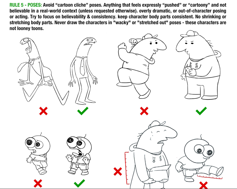 Maudeofmany's tweet photo. finding that middle range of cartoony and realistic was a good inbetween for the show but i fear these exaggerated poses are incredibly charming and would have done them good to ocassionally lean more on their cartoonish edges https://t.co/5SWq9OfUwB