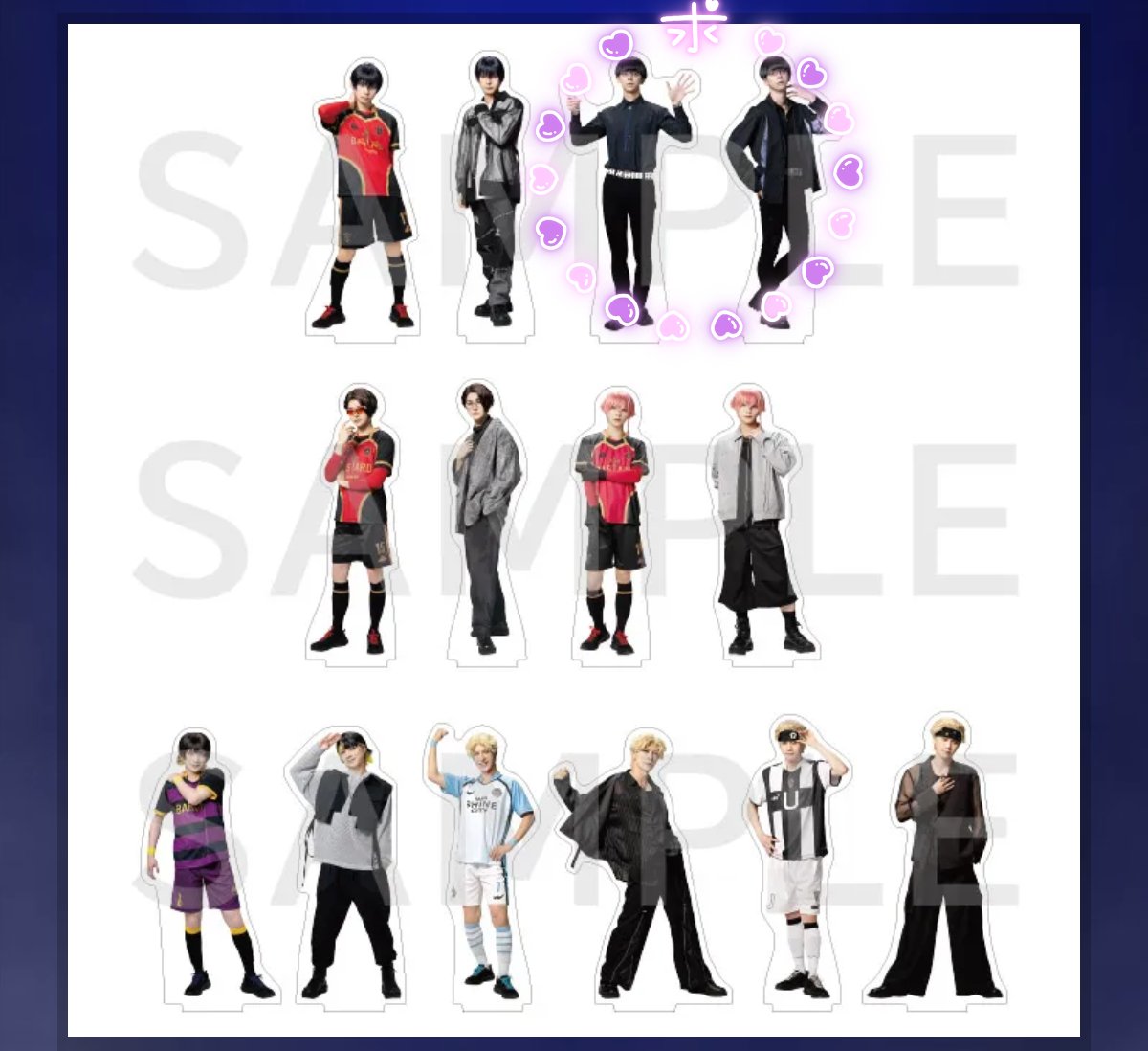greenbird_05's tweet photo. 【交換】舞台 ブルーロック ブルステ 5th ネオエゴ アクスタ アクリルチャーム 

【譲】
アクスタ：黒名、潔、蜂楽、スナッフィー、クリス×2
チャーム：ネス、二子
【求】絵心

郵送希望。よろしくお願いいたします。 https://t.co/1IpiSKbTK8