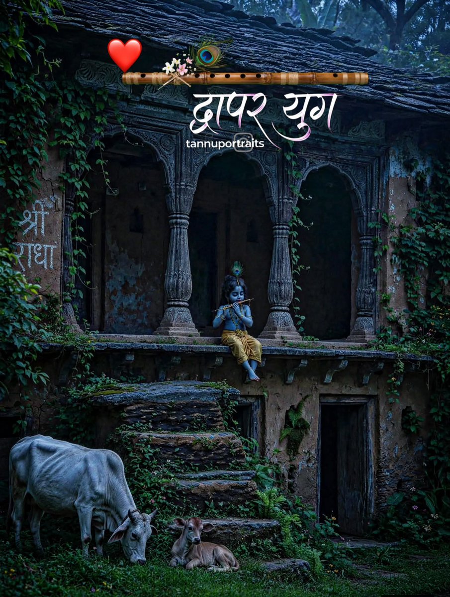 BhupendraGohe's tweet photo. द्वापर युग वृन्दावन 🦚❤️ 🦚 https://t.co/pUs99URDLU
