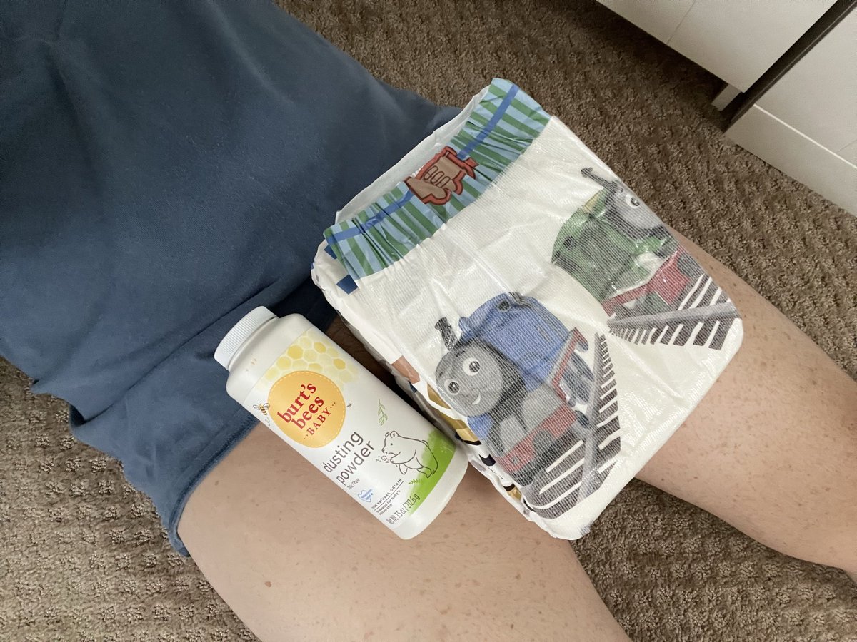 wetnaps247's tweet photo. I think this is my new favourite diaper! 
#diaperboy #diaperfag #diaperbutt #abdl https://t.co/WqAizwfedQ