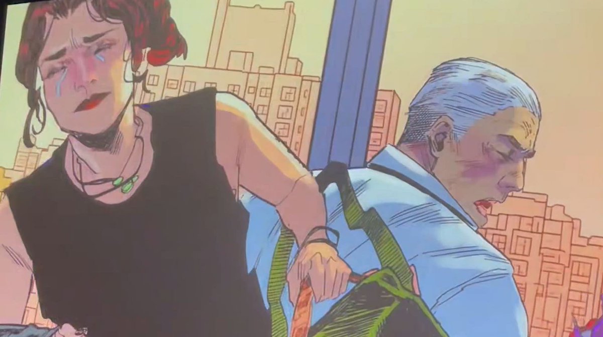From_House_of_L's tweet photo. The new Avengers series is REALLY focusing on Spider-Man’s personal life, isn’t it?👀
- MJ crying 
- Mephisto doing some magic to manipulate a heart? Is this about a love story?👀
- Peter figuring out the new status of his relationship with May 

It’s happening guys! PeterMJ 💍 https://t.co/EkScIArQ0N