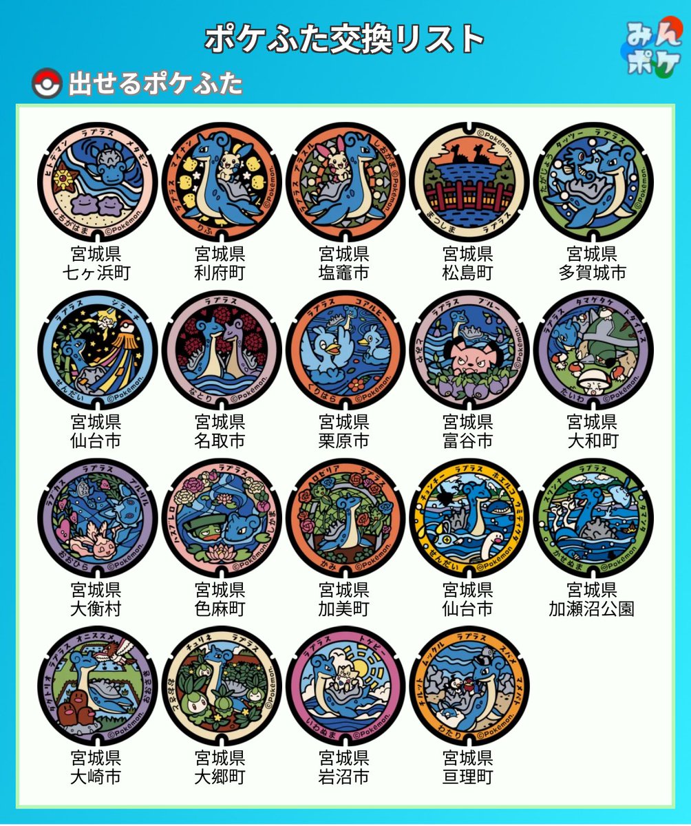 geta77048's tweet photo. ポケふた交換お願いします！

【譲】宮城
【求】未所持のふたが多いので、気軽にリプやDMでお声がけお願いします！
宜しくお願いいたします🙇‍♀️

#ポケモンGO #pokémonGO #ポケモンGO好きと繋がりたい #フレンド募集中 #ポケふた #ポケふた収集中 #ポケふた交換 https://t.co/UJnWgQ2qLI