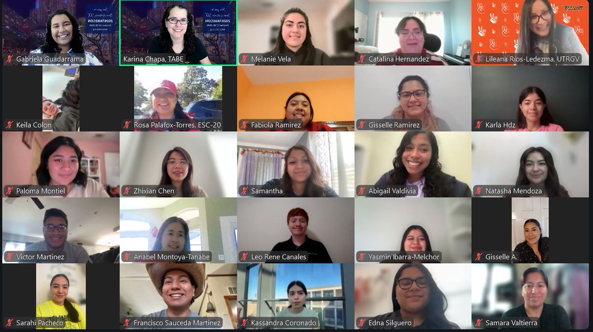 TA4BE's tweet photo. Súper agradecidos with our future bilingual teachers, our wonderful #BESO students, for meeting with us on a weekend in preparation for #TABE2026! Our volunteers are truly the backbone of TABE! ¡Mil gracias, muchachos and welcome to our #TABEFamilia! https://t.co/UAsAfpEoUs