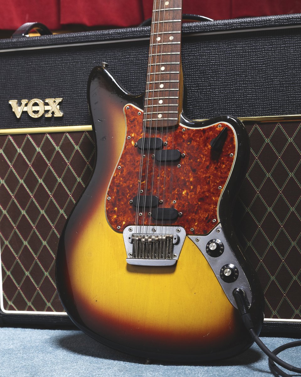 guitarcenter's tweet photo. Bring your favorite era of music to life with vintage classics from our used collection, like this 1966 @Fender Electric XII with all original electronics. Find your next obsession today: https://t.co/BhQEXSf1Oc https://t.co/5AQOaGQ4Cv