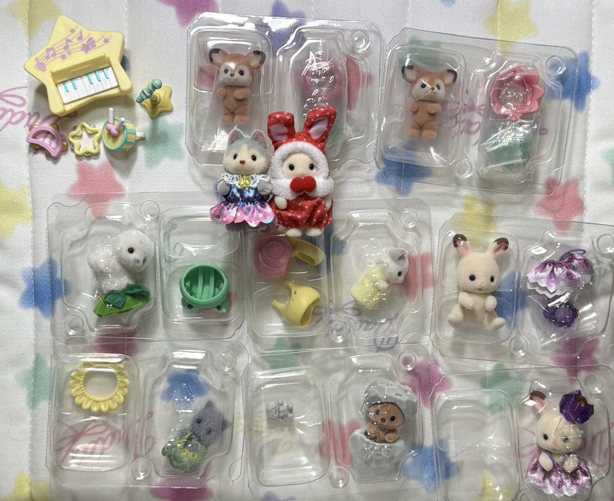 pinkuringumi's tweet photo. ส่งวันจันทร์ค่า
- ซิลวาเนี่ยนคอล woodland fairy มือ1 มีซอง 200 รส 
- กระต่ายแดง &amp; ฮัสกี้ ตัวละ 170 รส
- เซ็ตดนตรี 120 รส
สนใจตัวไหนดูพตได้ค่า

#ตลาดนัดซิลวาเนียน #ตลาดนัดsylvanian #sylvanianfamily #ตลาดนัดsanrio #ตลาดนัดซิลวาเนี่ยน https://t.co/mEu21gaSxI
