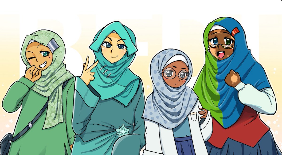 veexrus's tweet photo. Bfdi hijabis in that one moe hijabi artstyle!!! We had to.. (art collab w/ da goat @carrowthearrow1 🤍🤍) #Bfdi #osc #osctwt #hijabi #moe #book #golfball #foldy #money https://t.co/7TYSFpcj7n