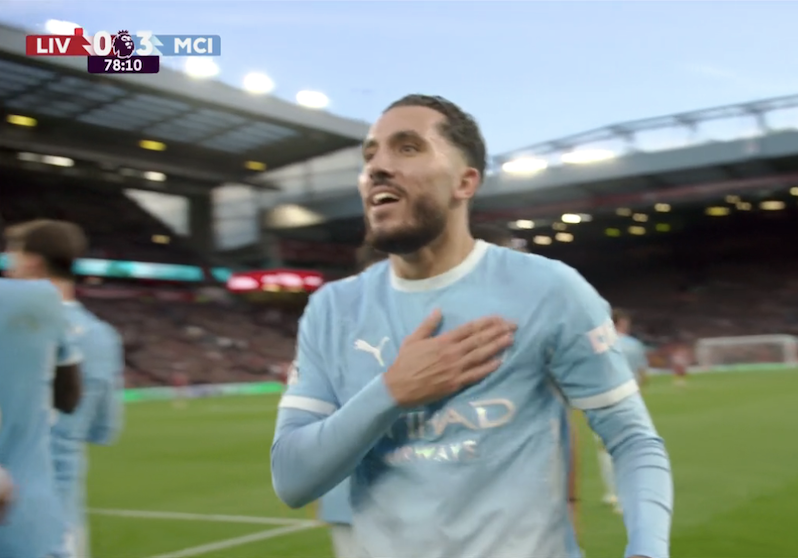 TouchlineX's tweet photo. 📸 - MANCHESTER CITY ARE NOT JUST DESTROYING LIVERPOOL, THEY ARE HUMILIATING THEM!

AND THEY ARE MAKING A MASSIVE STATEMENT TO THE REST OF THE PREMIER LEAGUE:

"WE ARE HERE, AND WE ARE HERE TO STAY!" https://t.co/BMl5AfsiO2