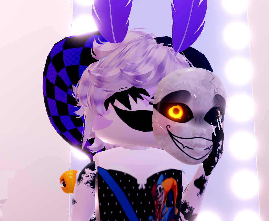 xIRISx101's tweet photo. 🎪I made a prototype stylized mask! 🦇🦇

enjoy!

118648613225478

(lmk if this doesn't work bc this is my first time making a decal pub </3) https://t.co/yn7VUBNfbb
