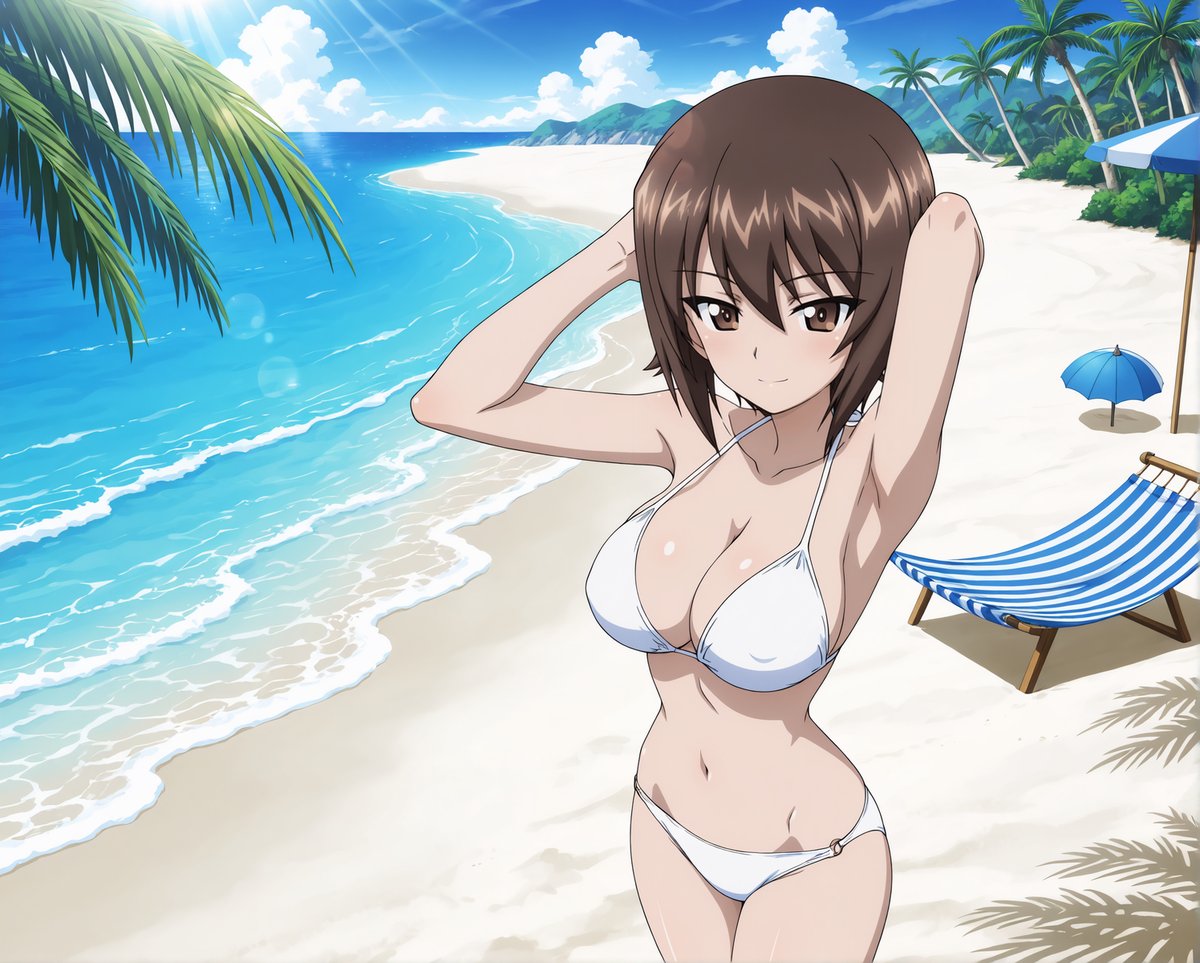 kurohime_AI's tweet photo. 西住まほ/ガールズ&amp;パンツァー
#ガルパン #西住まほ #garupan https://t.co/4mGGTnvXVL