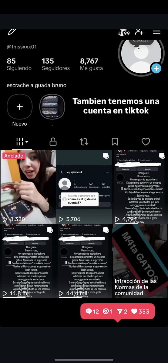 quequenqgf's tweet photo. ¿en qué momento alguien puede llegar a perder tanto la empatía como para meter a un gatito lavarropas? un animal no es un juguete, no es un objeto y mucho menos un entretenimiento para alguien que no sabe respetar la vida. Guada Bruno! sos una asesina!! https://t.co/nVjkpCfZIC