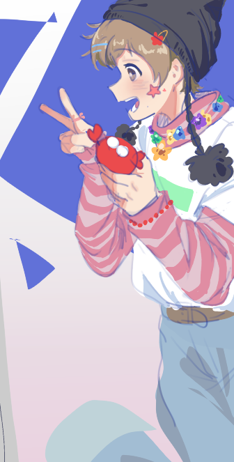 teeyayayada's tweet photo. #goforitnakamura 
quick doodle of hirose how cute https://t.co/CWC6Gm3gqb