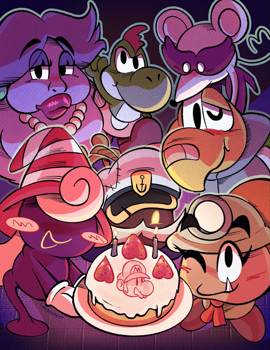 lavendett's tweet photo. Its The thousand year door’s anniversary today i love this game woopie

#papermario #TTYD https://t.co/xeV4HZx4eY