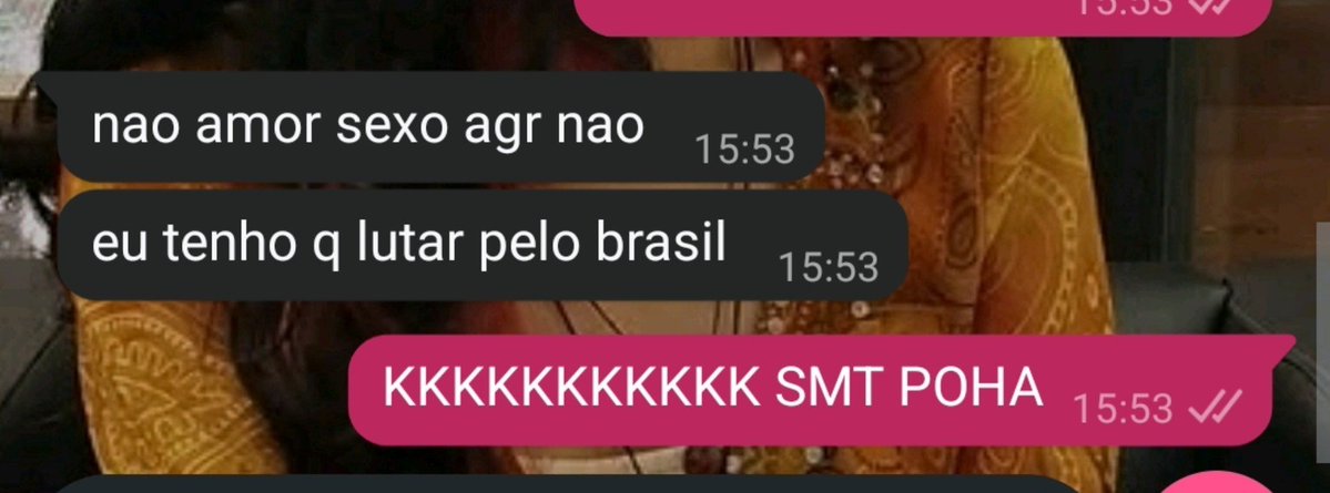 frangodesviado's tweet photo. imagina você pedindo um bb e sua mulher lutando contra o fascismo, ela que ta certa... https://t.co/Y1z1rl0JU1