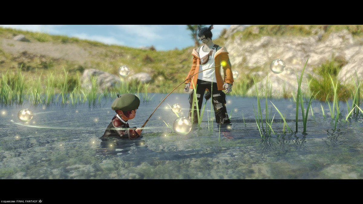 Hku_M74's tweet photo. ﾁﾋﾞｯｺの川遊び見守ってるみたいで可愛かった🎣いっぱいありがとう～～！！😭🙇‍♂️💖💖 https://t.co/vmqJO7Ii8U