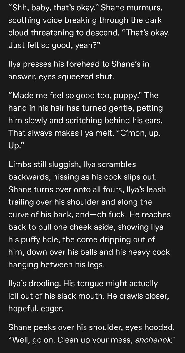 schittyfic's tweet photo. gcu kinktober day 11: petplay 🐕‍🦺 ft. puppy subtop ilya &amp; dirty talking shane ✨

(can you tell i got carried away with this one)

#kinktober #hollanov https://t.co/fr69b6ZlU6